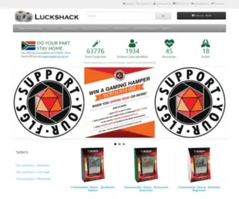 Luckshack.co.za(The Luckshack) Screenshot