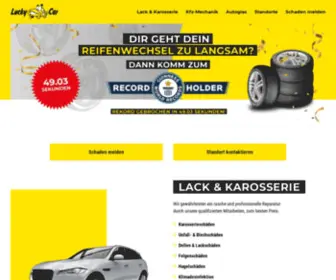 Lucky-Car.at(Hagelschaden, Windschutzscheiben, Lack, DellenReparatur) Screenshot