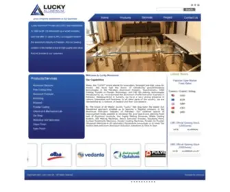 Lucky.com.pk(Lucky Aluminum) Screenshot