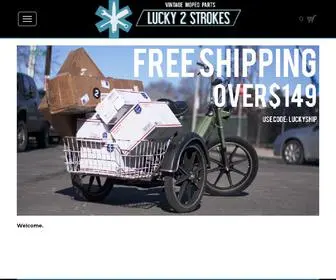 Lucky2Strokes.com(Vintage Mopeds Parts) Screenshot