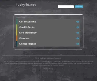 Lucky4D.net(Index) Screenshot