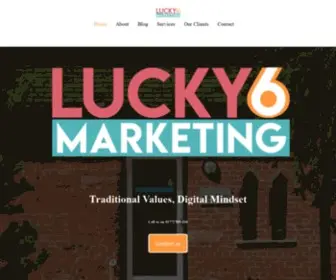 Lucky6Marketing.com(Digital marketing) Screenshot