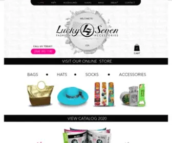 Lucky7USA.com(Wholesale Hats) Screenshot