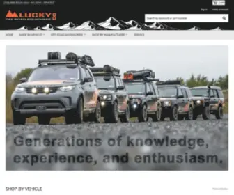 Lucky8LLC.com(Lucky 8 Parts and Accessories for Land Rovers) Screenshot