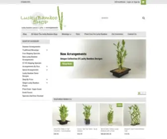 Luckybambooshop.com(The Lucky Bamboo Shop) Screenshot