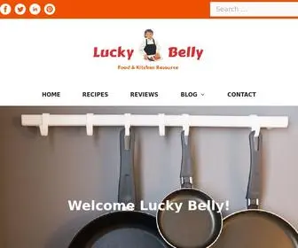 Luckybelly.com(Food & Kitchen Resources) Screenshot