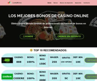 Luckybonos.com(Luckybonos) Screenshot