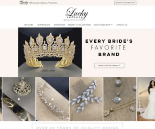 Luckybridalimports.com(luckybridalimports) Screenshot