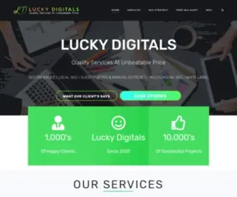 Luckydigitals.com(Quality Content Creation) Screenshot
