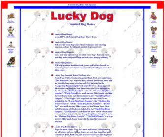 Luckydogbones.com(Smoked Dog Bones) Screenshot