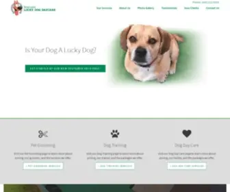 Luckydogdaycarenh.com(Seacoast Lucky Dog Daycare of Hampton Falls) Screenshot