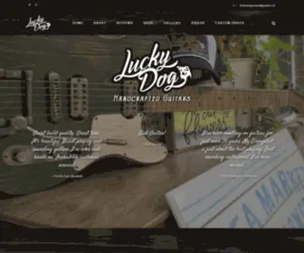 Luckydogguitars.com(Lucky Dog) Screenshot