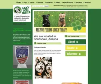 Luckydogrescue.org(Lucky Dog Rescue) Screenshot