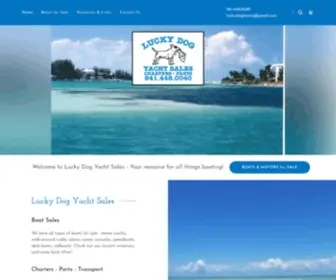 Luckydogyachtsales.com(Lucky Dog Yacht Sales LLC) Screenshot