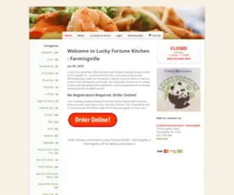 Luckyfortunekitchen.com(Order Chinese online from Lucky Fortune Kitchen) Screenshot