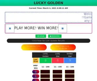 Luckygolden.in(Lucky golden) Screenshot