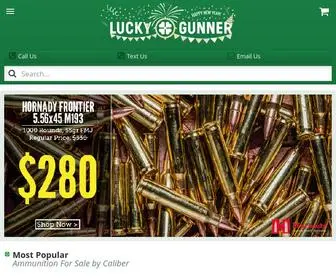 Luckygunner.com(Cheap Ammo For Sale) Screenshot