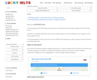 Luckyielts.com(LUCKY IELTS) Screenshot