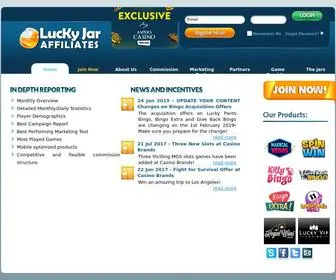 Luckyjar.com(LuckyJar Affiliates) Screenshot