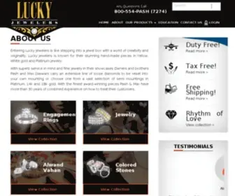 Luckyjewelers.com(Thomas, USVI) Screenshot