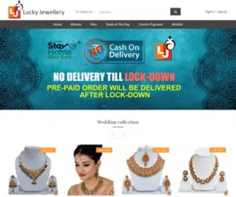 Luckyjewellery.co.in(Home Jewelry) Screenshot