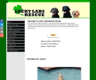 Luckylabsrescue.com(Luckylabsrescue) Screenshot