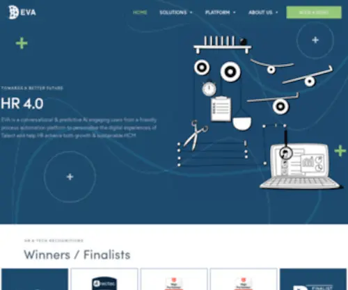 Luckylink.com(EVA AI powering HR 4.0 for Talent Acquisition & Human Capital Management) Screenshot