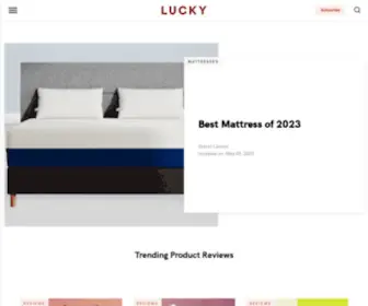 Luckymag.com(Lucky Magazine online) Screenshot