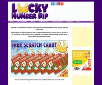 Luckynumberdip.com Screenshot