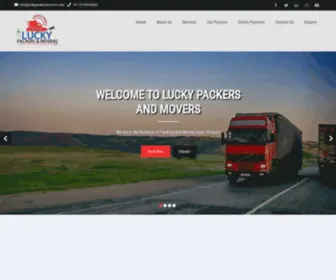 Luckypackersmovers.com(Lucky Packers and Movers) Screenshot