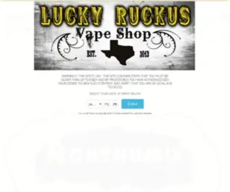 Luckyruckus.com(Luckyruckus) Screenshot