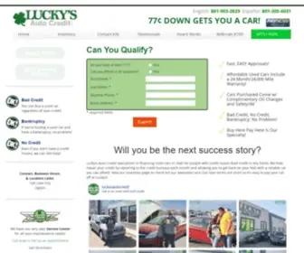 Luckysautocredit.com(Used Cars in Utah) Screenshot