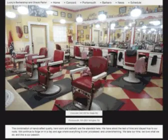 Luckysbarbershop.biz(Portsmouth New Hampshire) Screenshot