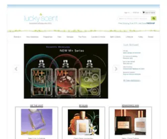 Luckyscent.com(Official Site The Best in Fragrance...and More) Screenshot