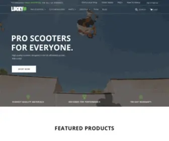 Luckyscooters.com(Lucky Scooters) Screenshot