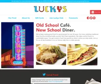 Luckysdallas.com(Dallas Landmark Diner) Screenshot