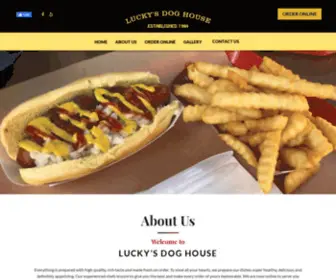 Luckysdoghouse.com(The Best Street Food in California) Screenshot