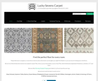 Luckysevenscarpet.com(LUCKY SEVENS FLOORING) Screenshot