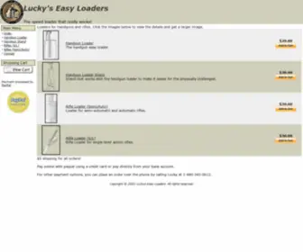 Luckysloader.com(Lucky's Easy Loaders) Screenshot