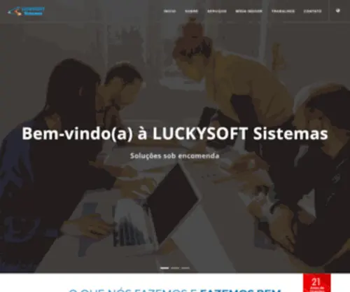 Luckysoft.com.br(LUCKYSOFT Sistemas) Screenshot