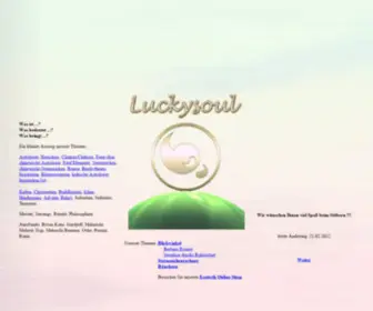 Luckysoul.de(Sternzeichen) Screenshot