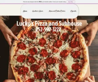 Luckyspizzacorolla.com(Home) Screenshot