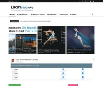 Luckystudio4U.com(Free Download Premium Graphics Design Resources) Screenshot