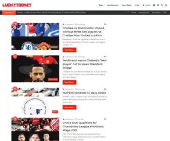 Luckytoonzy.com.ng(The Entertainment Plug) Screenshot