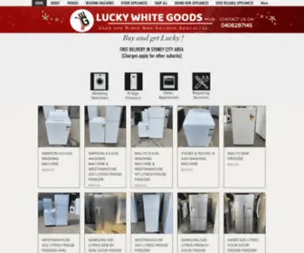 Luckywhitegoods.com(Lucky white goods) Screenshot