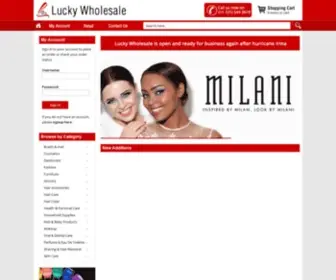 LuckywholesalesXm.com(Lucky Wholesale SXM) Screenshot