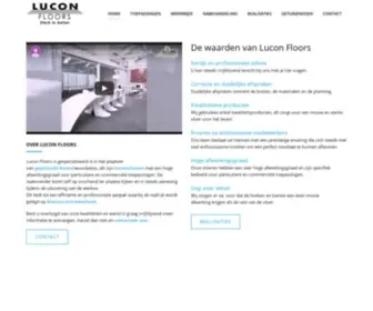 Lucon.be(Betonvloeren/ woonbeton van Hoogwaardige kwaliteit bij Lucon Floors) Screenshot