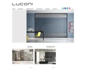 Luconi.net(Porte e pareti divisorie in vetro) Screenshot