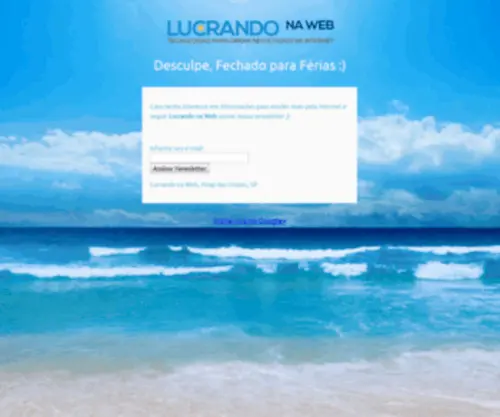 Lucrandonaweb.com.br(Lucrando na Web) Screenshot