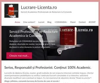 Lucrare-Licenta.ro(Servicii Academice Profesionale de Redactare la Comanda) Screenshot